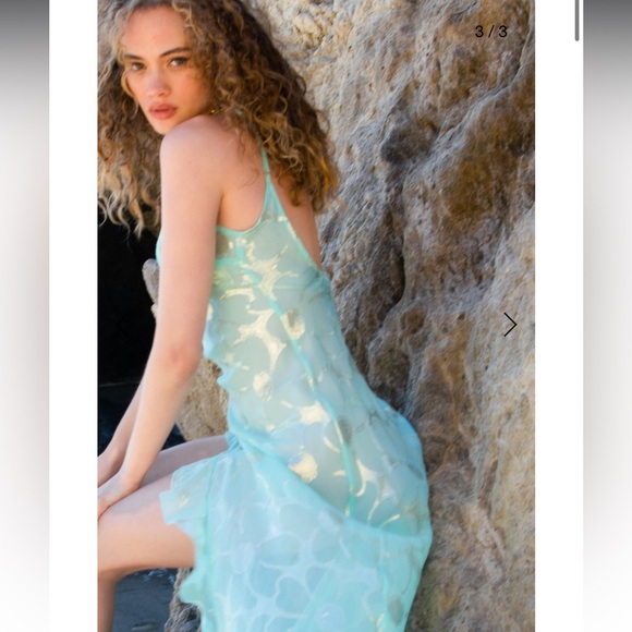 Dresses | Stunning Delfi Collective Lara Long Aqua Dress Xs | Poshmark